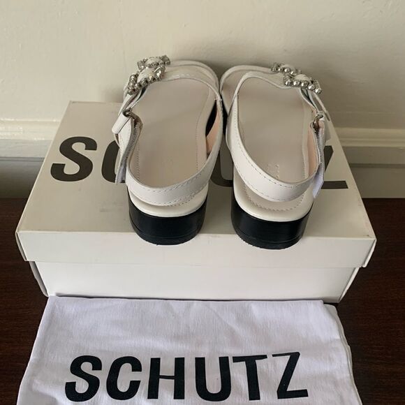 Schutz Rutz crystal buckle sandal size 7,5 - Picture 3 of 9